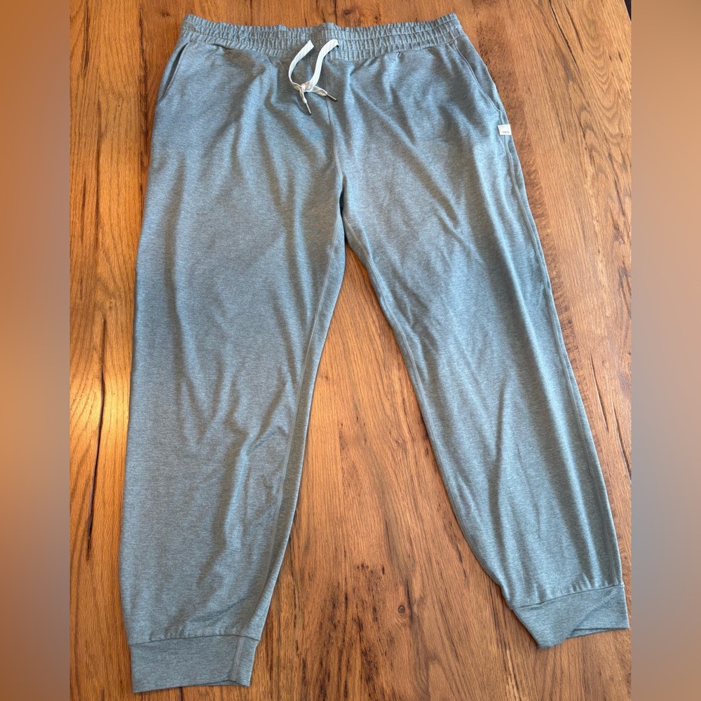 Vuori Performance Jogger Pants Green XXL Drawstring Athleisure Lounge